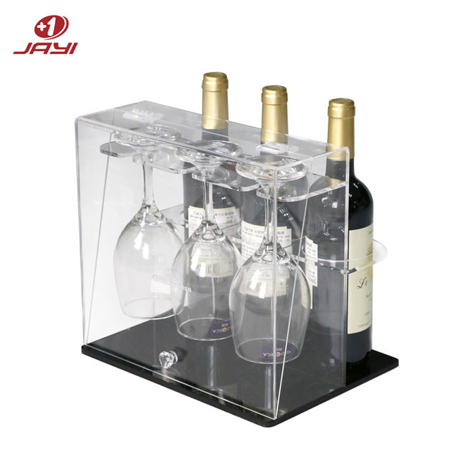 有机玻璃酒杯酒瓶展示架：规格齐全，坚固耐用